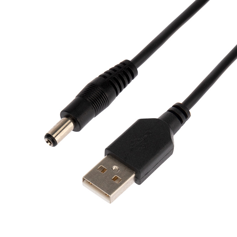 REXANT 18-0231 Кабель USB штекер - DC разъем питание 2,1х5,5 мм, длина 1,5 метра, фото 1