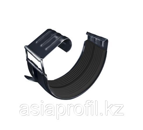 Соединитель желоба 125 мм RAL 7024 Графит