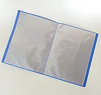 Папка с 100 файлами A4 Yalong YL213803-100 синяя