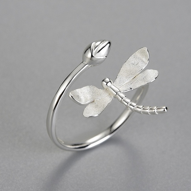 Женское кольцо, серебро 925пр Lotus Fun (ручная работа) размер регулируемый, вес 2,14гр, фото 1