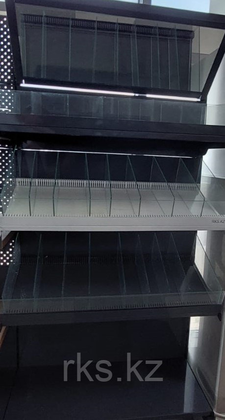 Стеллаж торговый пристенный для конфет, 100*40*190см