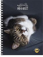 Тетрадь общая, А5, 48 л, в клетку на гребне.