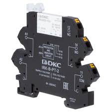 Реле интерфейсное, 1CO, ком. ток 6А, AgSnO2, 24V AC/DC, push-in клеммы