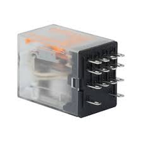 Реле миниатюрное промышленное общего назначения, 4CO, ком. ток 6А, AgSnO2, 24V DC