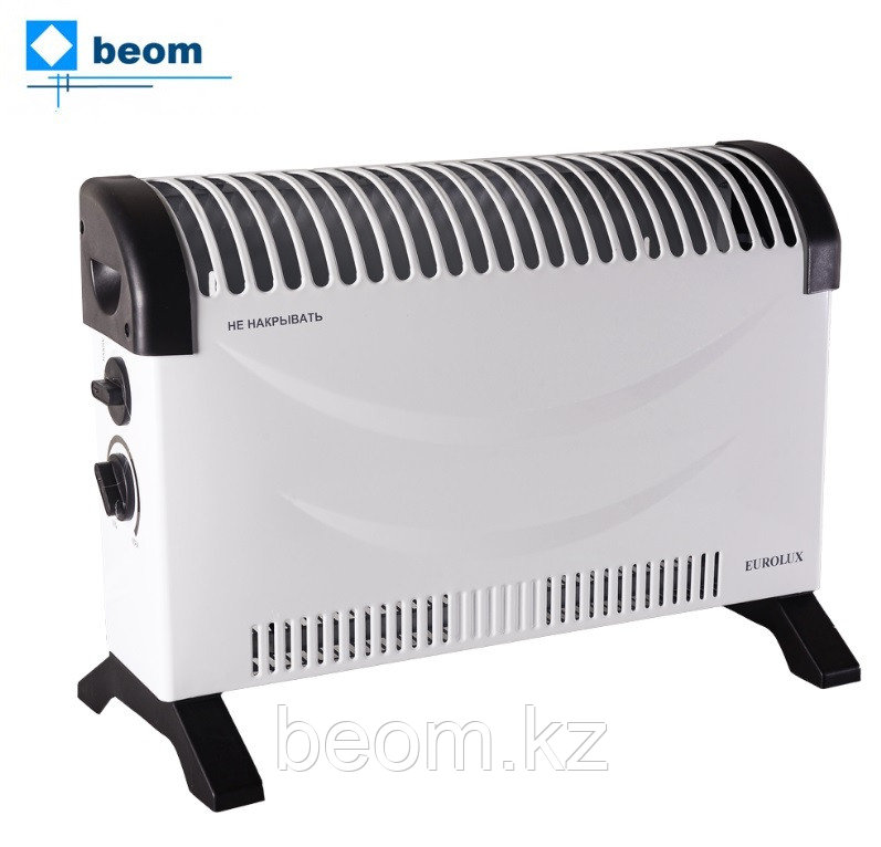 Конвектор Eurolux ОК-EU-1000C (1 кВт | 220В | 10 м2 | Вес, 1.9 кг | термостат | настенный | напольный)