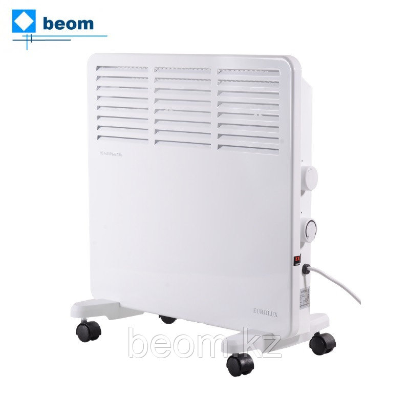 Конвектор Eurolux ОК-EU-1000CH (1 кВт | 220В | 10 м2 | Вес, 3 кг | термостат | настенный | напольный), фото 1