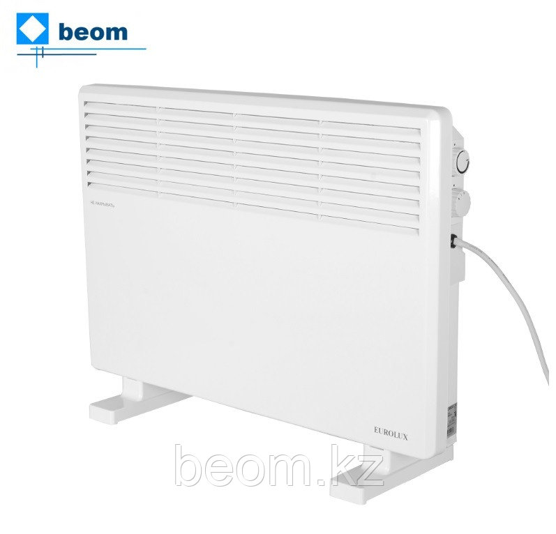 Конвектор Eurolux ОК-EU-1500CH (1,5 кВт | 220В | 15 м2 | Вес, 2.9 кг | термостат | настенный | напольный), фото 1