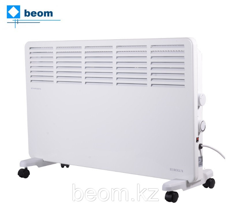 Конвектор Eurolux ОК-EU-2000CH (2 кВт | 220В | 20 м2 | Вес, 4,3 кг | термостат | настенный | напольный)