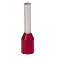 Наконечник-гильза с изолированным фланцем для жилы сечением 1кв.мм НШВИ 1-08