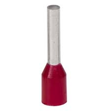 Наконечник-гильза с изолированным фланцем для жилы сечением 1кв.мм НШВИ 1-10