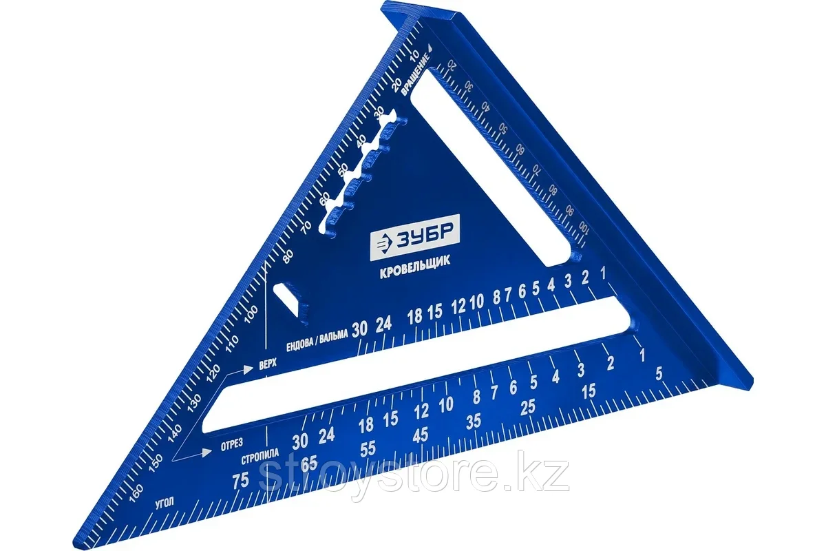 Угольник универсальный кровельный, ЗУБР Кровельщик, 180 мм,  5-в-1