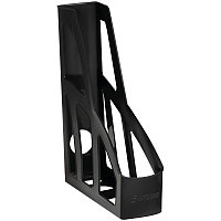 Лоток вертикальный СТАММ "ЛИДЕР", ширина 75 мм., черный