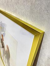Рамка 90х60 см , Золотистая, фото 3