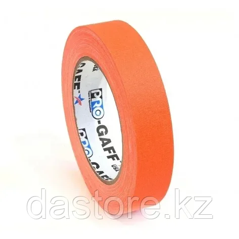 Pro Gaff Fluorescent 25024O Флуоресцентный узкий тэйп оранжевый, фото 1
