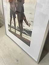 Рамка 50х40 см Серая тонкая, фото 3