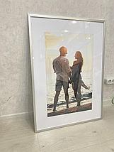 Рамка 50х40 см Серая тонкая, фото 5