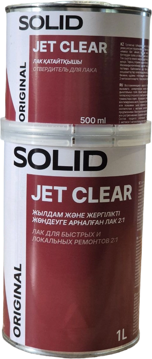 Лак быстросохнущий Jet Clear, Solid 1500 мл