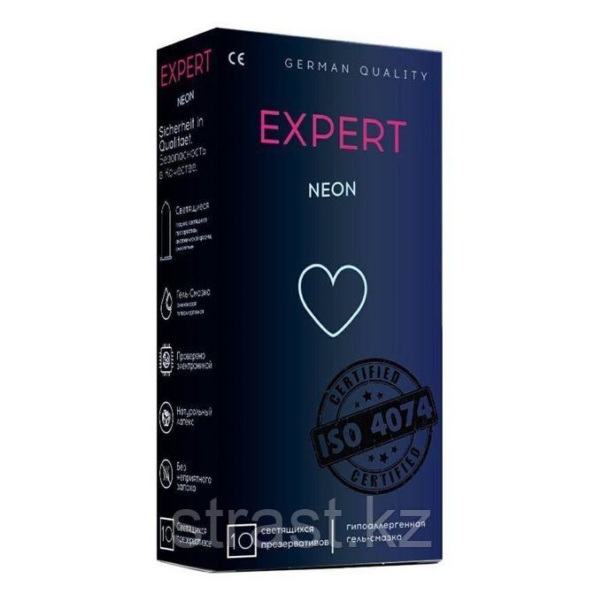 ПРЕЗЕРВАТИВЫ EXPERT NEON № 10 (СВЕТЯЩИЕСЯ), 10 штук