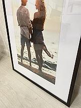 Рамка 100х70 см Темно - коричневая, фото 4