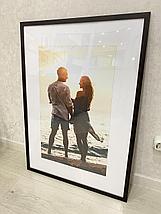 Рамка 50х40 см Темно - коричневая, фото 5