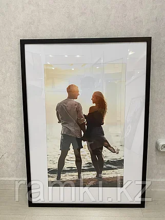 Рамка 100х70 см Темно - коричневая, фото 1