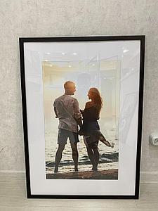 Рамка 80x60 см Темно - коричневая