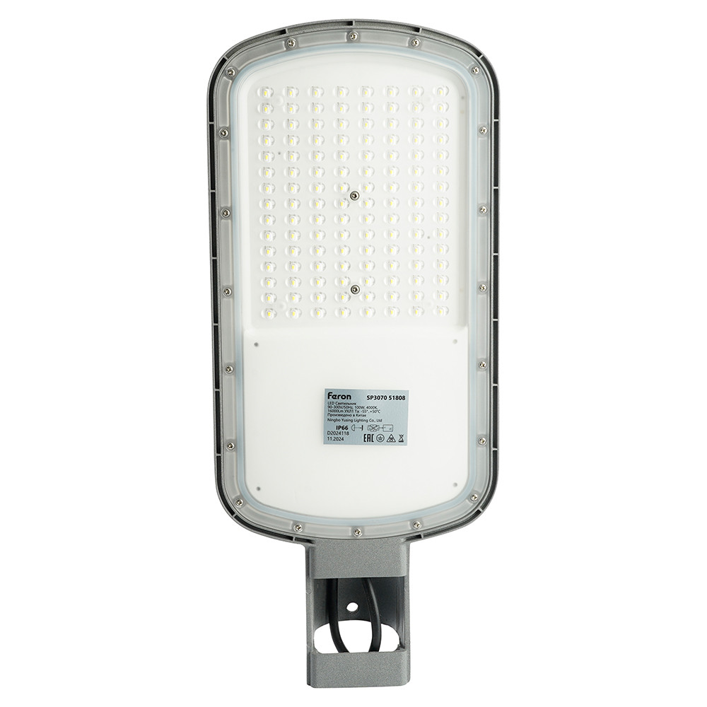 Уличный светильник консольный светодиодный на столб (ДКУ) FERON SP3070  100W 4000К, фото 1