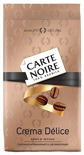 Кофе Carte Noire Crema Delice зерновой в пакете 800 г