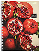 Тетрадь 96 л, клетка, А4. Серия "Яркие плоды"