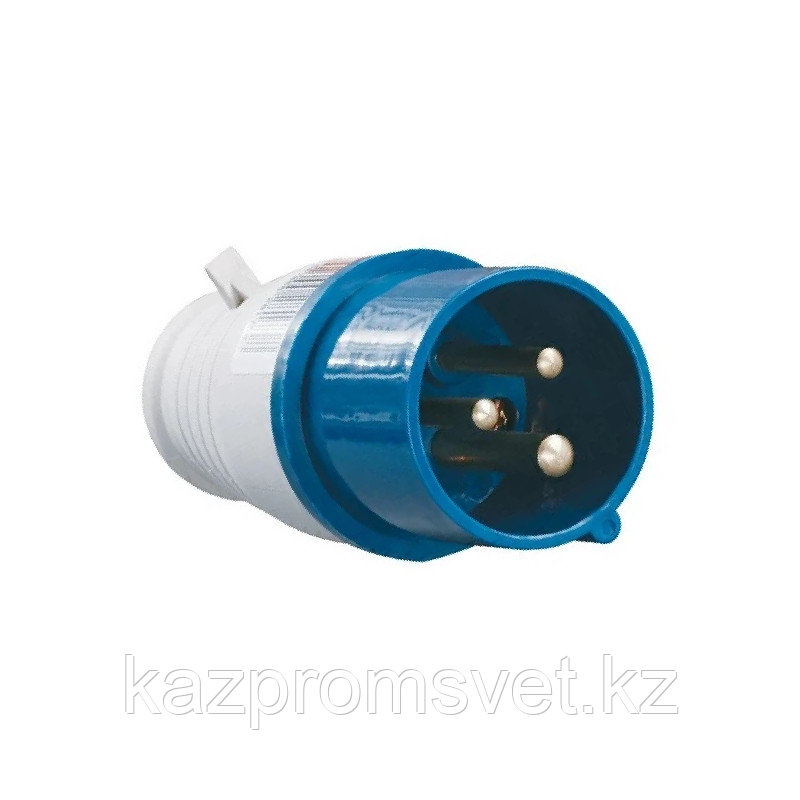 Переносная вилка 013- 2р+pе 16А 220В IP 44 UNIT, фото 1