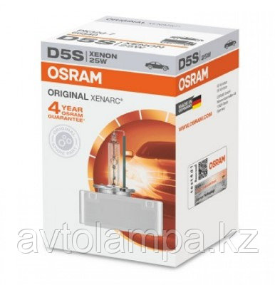 66540 D5S Ксеноновая лампа D5S  25W P32d-5 ORIGINAL XENARC уп.1шт.