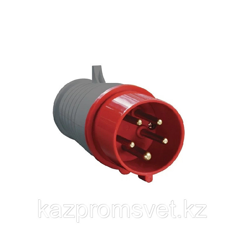 Переносная вилка 015 3р+ре+n 16А 380В IP 44 UNIT, фото 1