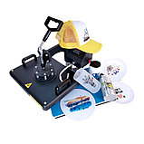 Термопресс 6 в 1 XY-008 | Многофункциональное оборудование для термопереноса, фото 3