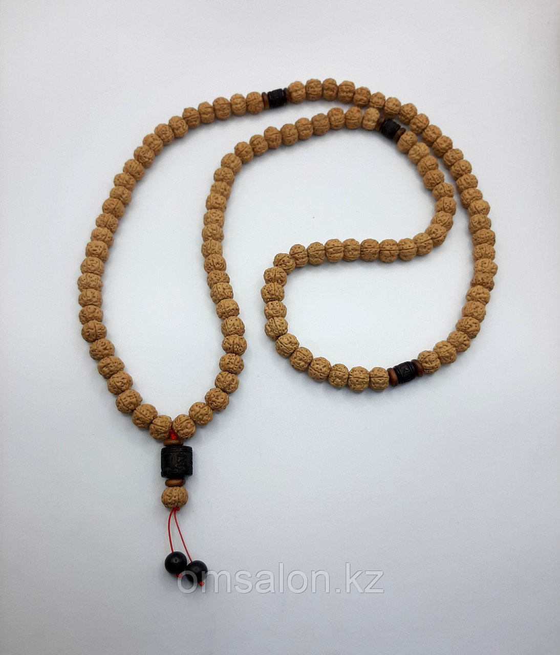 Четки из рудракши, 108 бусин (10х8мм), фото 1