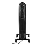 Масляный радиатор ОМПТ- 9НЧ Ресанта (2 кВт | 220В | 20 м2 | 9 секций | Вес, кг 6.8 | Термостат), фото 3