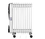 Масляный радиатор ОМПТ-12Н Ресанта (2,5 кВт | 220В | 25 м2 | 11 секций | Вес, кг 8 | Термостат), фото 3