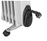 Масляный радиатор ОМПТ-12Н Ресанта (2,5 кВт | 220В | 25 м2 | 11 секций | Вес, кг 8 | Термостат), фото 5