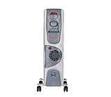 Масляный радиатор ОМ-12НВ Ресанта (2,9 кВт | 220В | 25 м2 | 11 секций | Вес, кг 11 | Термостат | с вентилятором), фото 3