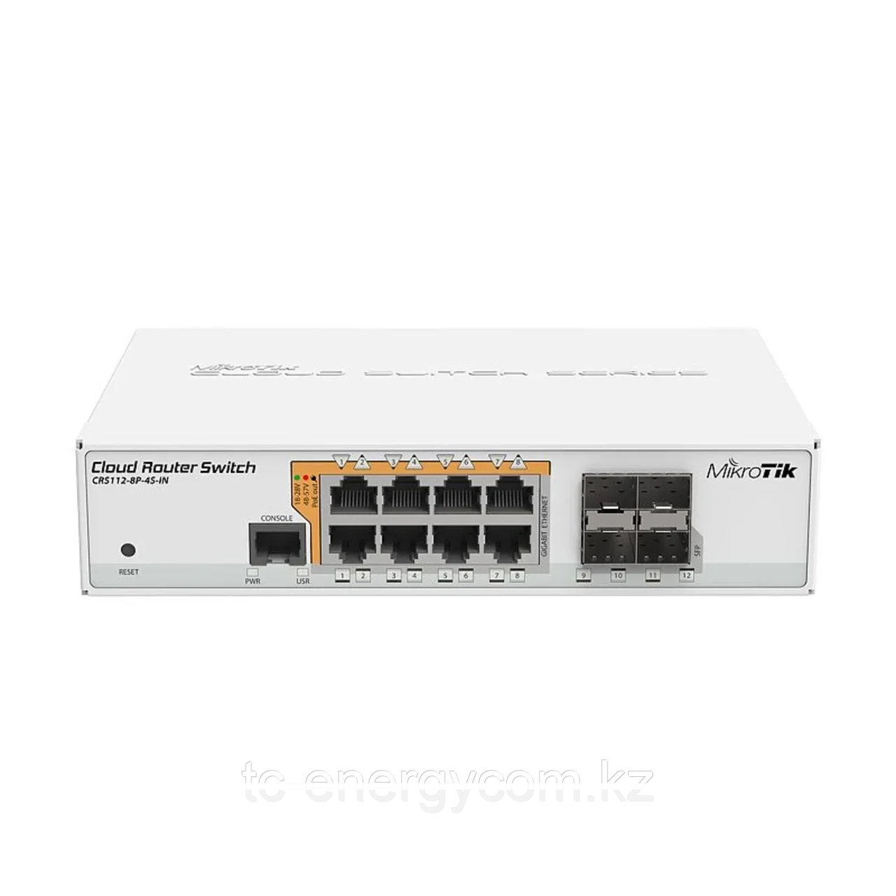 Коммутатор Cloud Router Switch Mikrotik CRS112-8P-4S-IN (RouterOS L5), фото 1