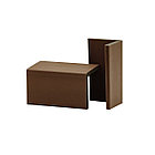 Уголок декоративный из ДПК SinoDeck Angolo Panno 57х57х2900мм Тик, фото 2