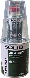Грунт Solid 2k acril акриловый серый с отвердителем 800+160 мл
