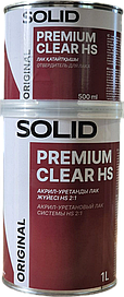 Лак двухкомпонентный Premium Clear HS, Solid 1.5л