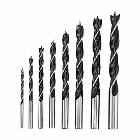 Набор сверл по дереву Sparta 3-10мм  8шт 702125