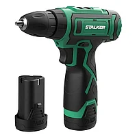 Аккумуляторная дрель-шуруповерт STALKER D12 Li X2
