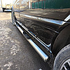 Пороги труба с проступью Папа Тюнинг d76 для MERCEDES-BENZ VITO 2005-2010, 2010-2014(рестайлинг)