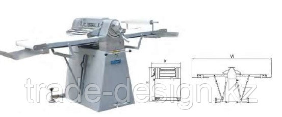 Тестораскаточная машина SINMAG SM-520E, фото 1
