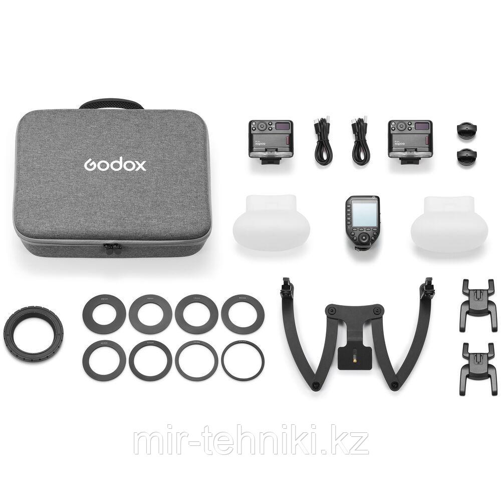 Вспышка для макросъемки Godox MF12-DK2 Dental Macro Flash Kit, фото 1