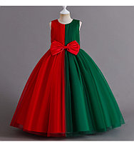 Двухцветное платье для девочки