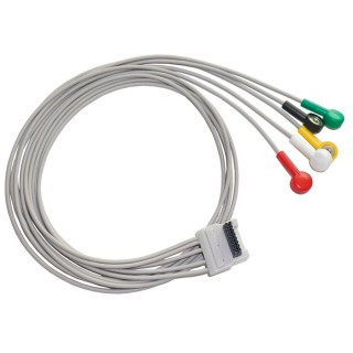 Кабель пациента для ЭКГ BTL Holter 5 отведений - фото 1 - id-p124979296