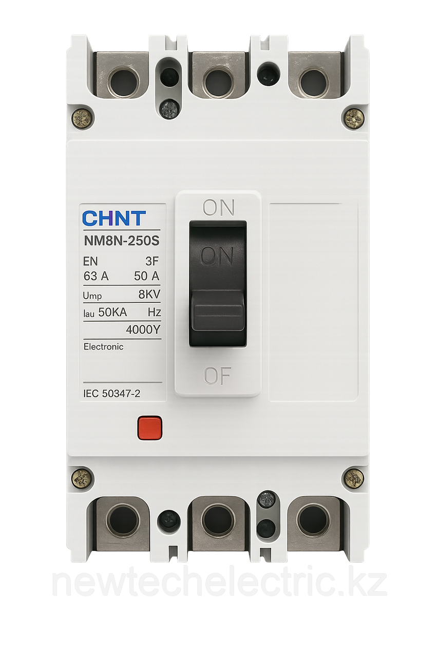 271332  Авт. выкл. NM8N-250S EN 3P 63А 50кА с электронным расцепителем (R)4, фото 1